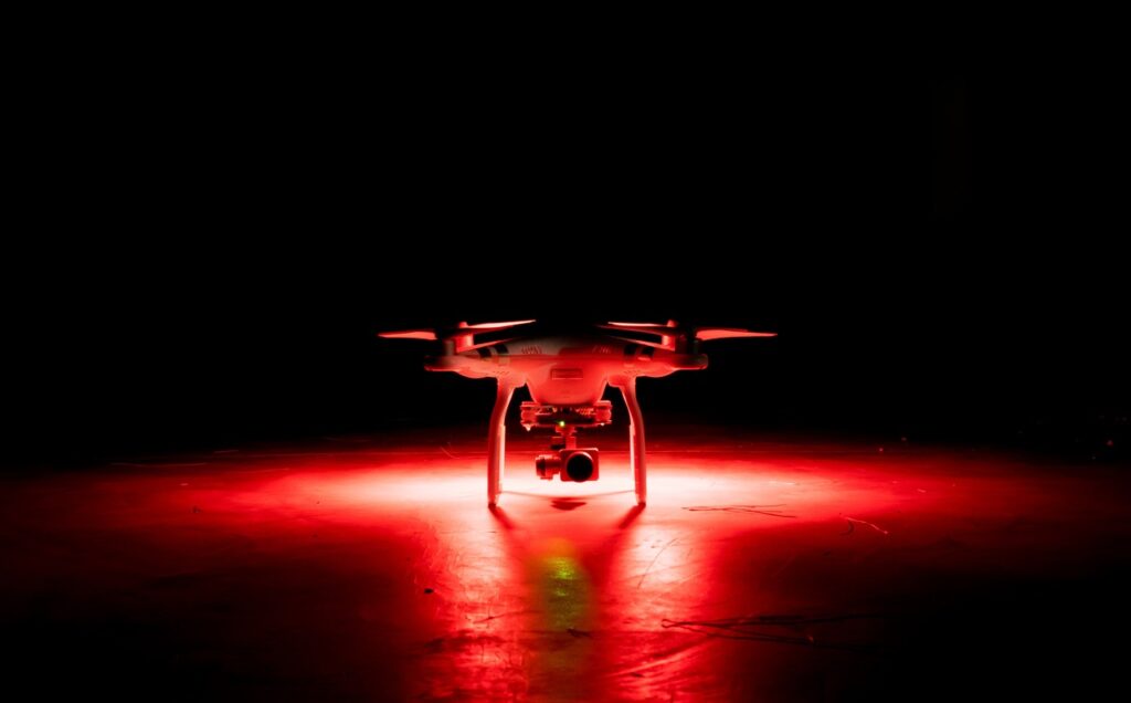 drone at night